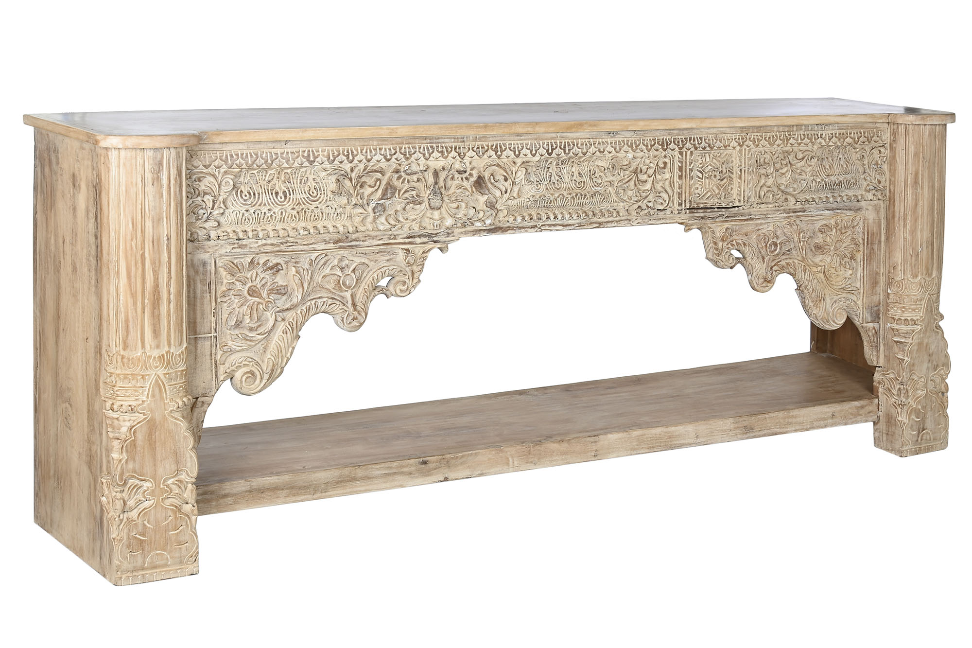 Consola madera 233x47x91 83,60 tallas antiguas