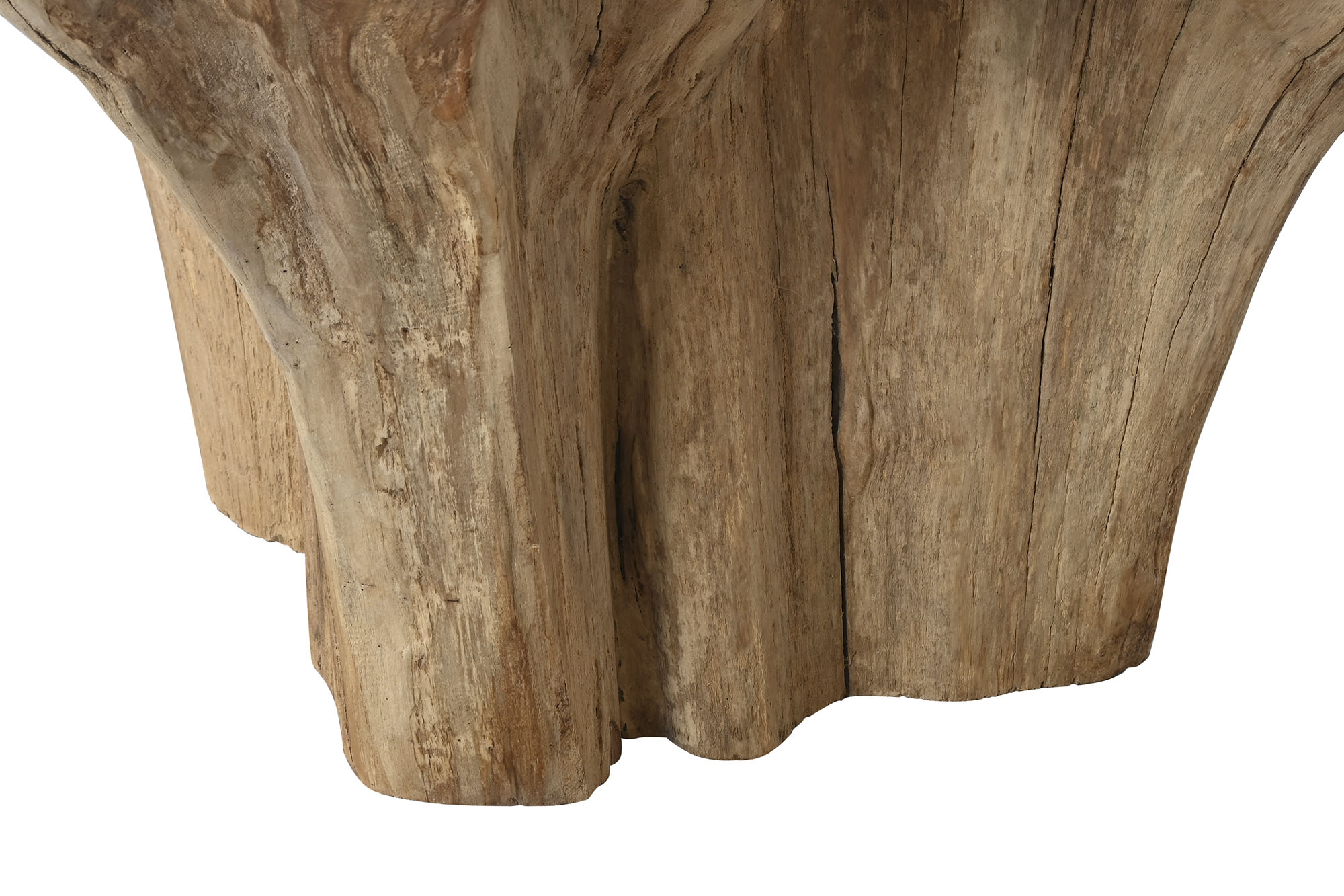 Mesa comedor raiz de teca 160x160x76