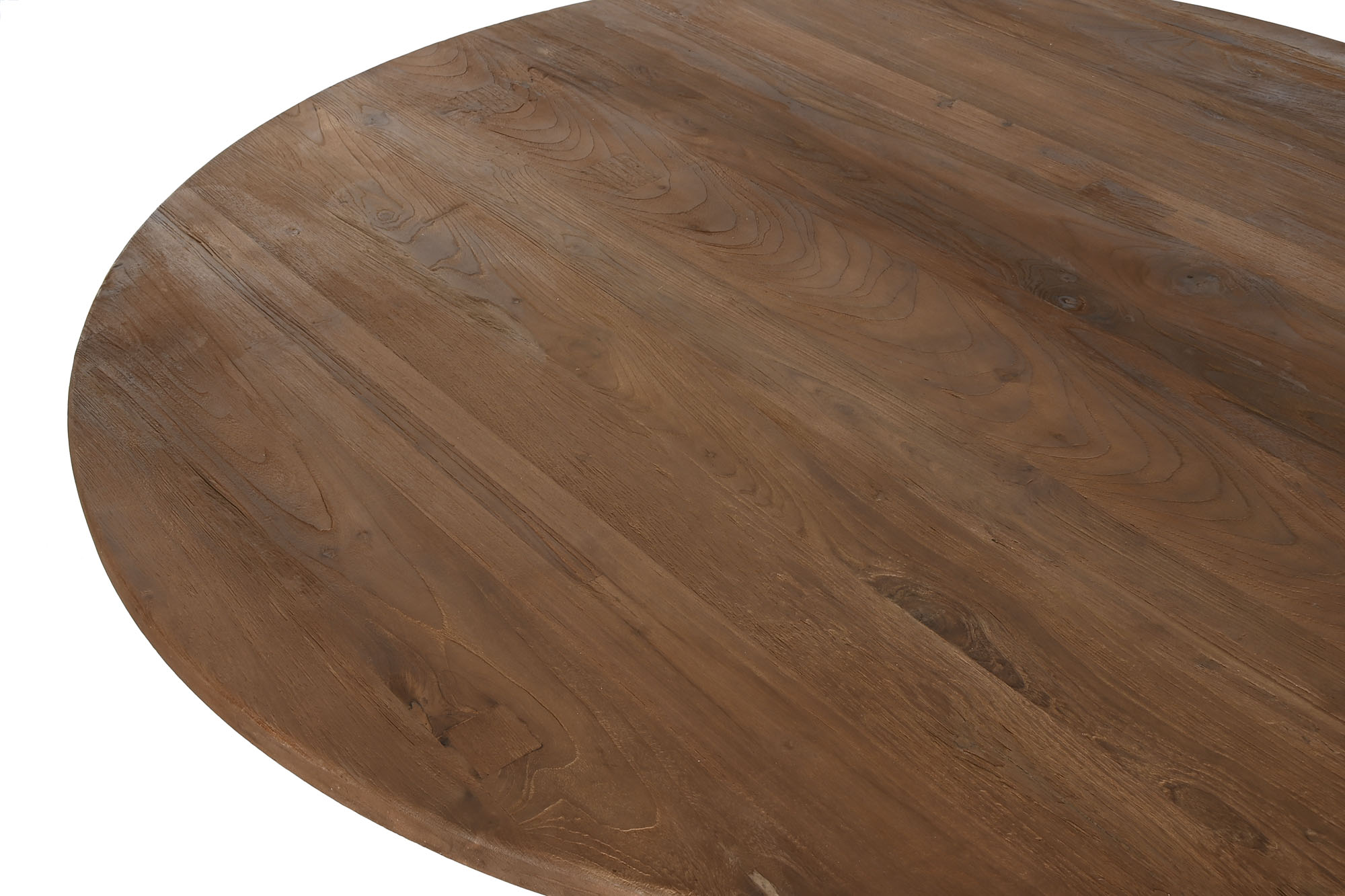 Mesa redonda comedor teka reciclada 140x140x75