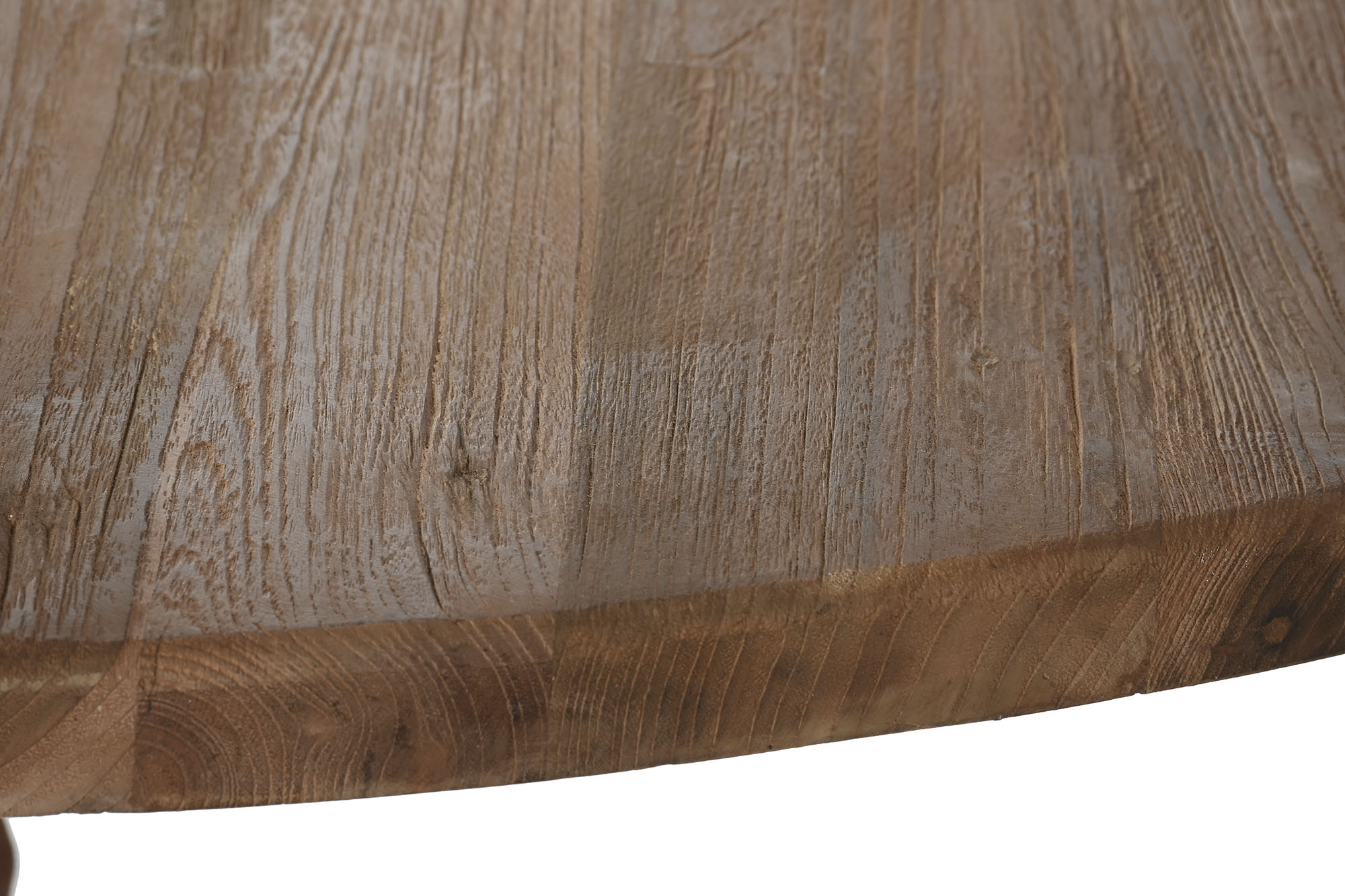 Mesa redonda comedor teka reciclada 140x140x75
