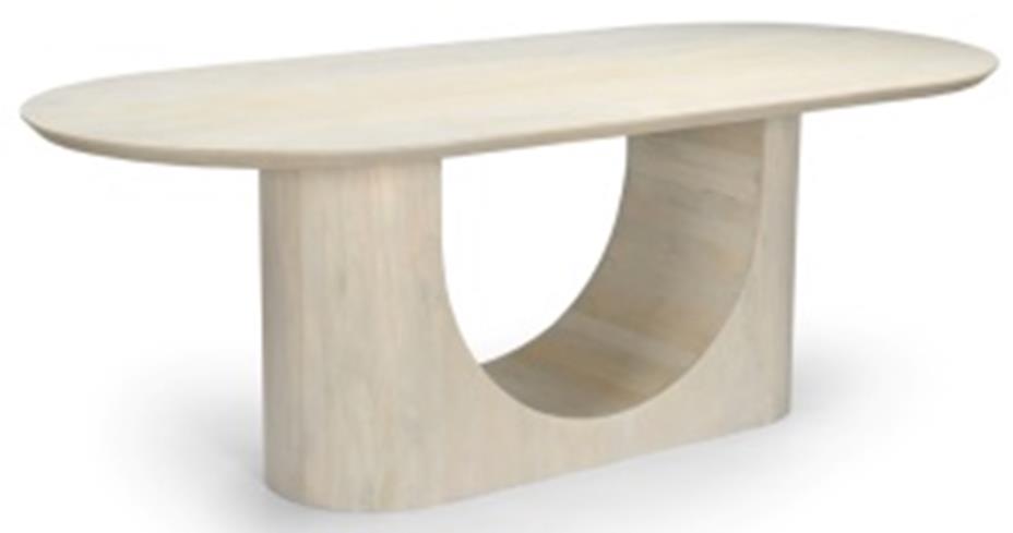 Mesa comedor mango 220x100x76 blanco