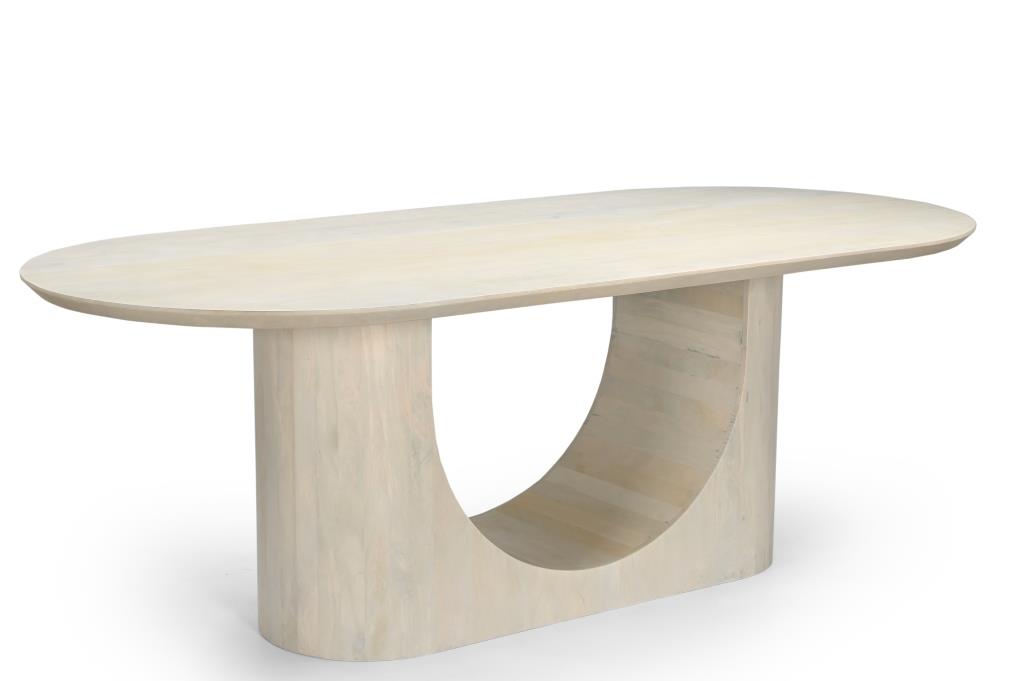 Mesa comedor mango 220x100x76 blanco
