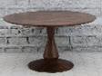 Mesa redonda comedor acacia 136x136x76