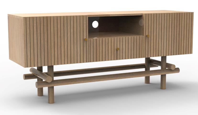 Mueble tv mango 145x42x60