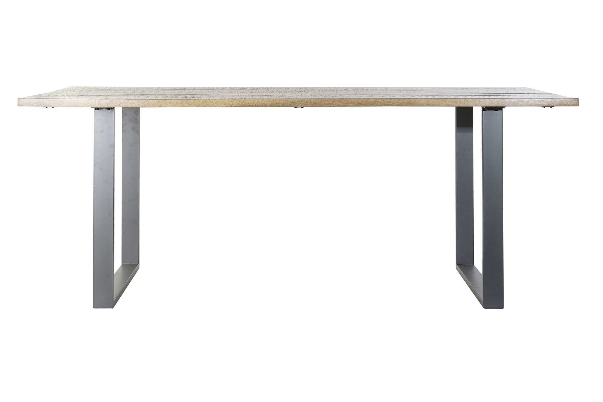Mesa comedor mango metal 200x100x76 natural