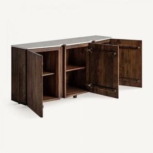 Buffet mango marmol 162,5x47x76 marron