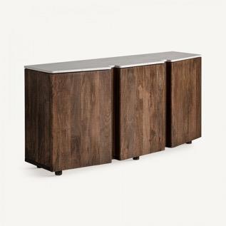 Buffet mango marmol 162,5x47x76 marron