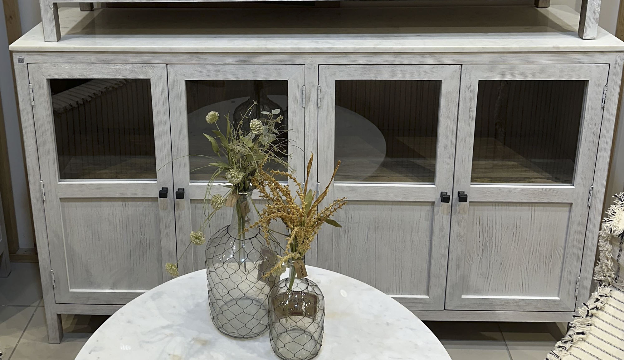 Buffet mango cristal 175x45,2x105 blanco