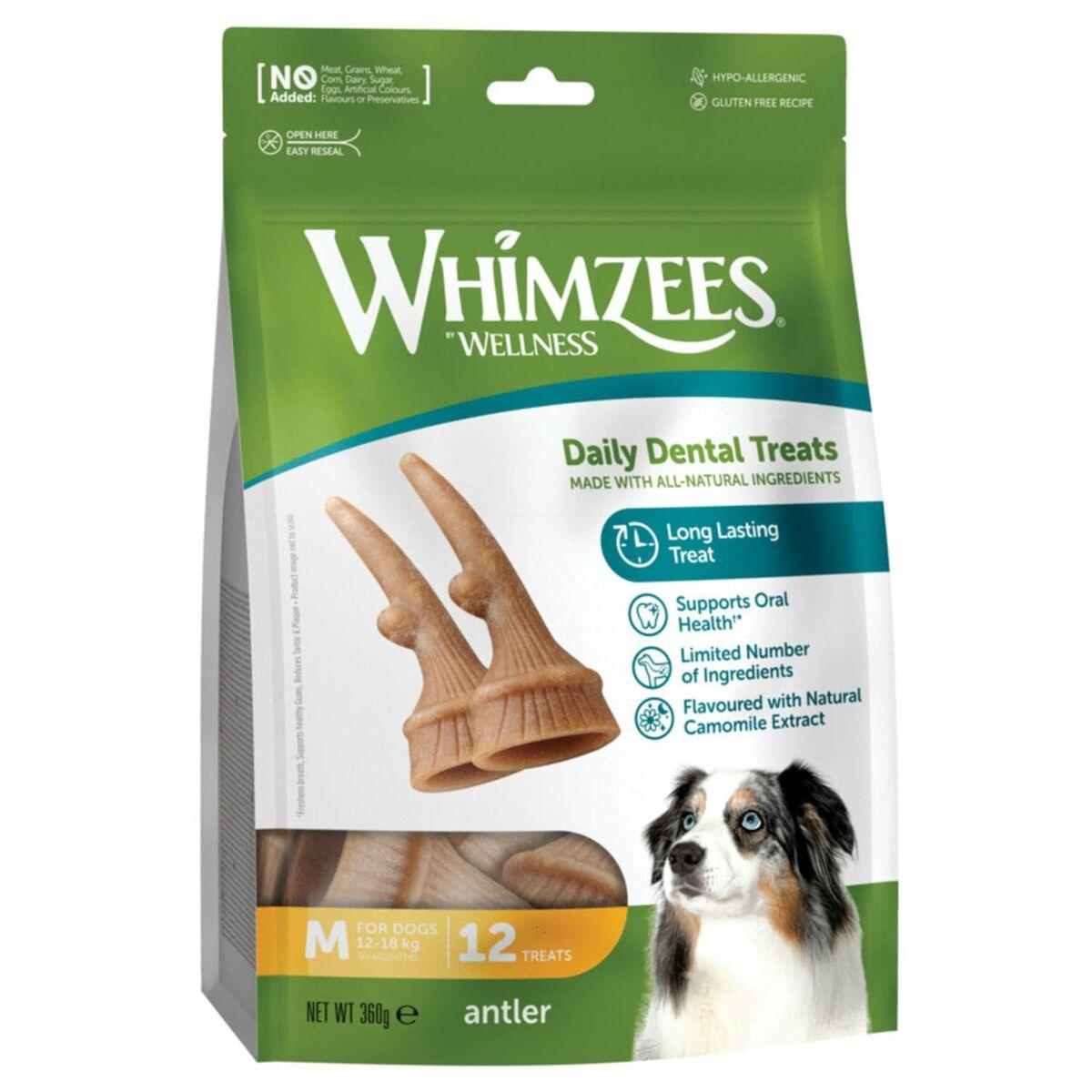 Snack para Perros Whimzees Adult Antler M