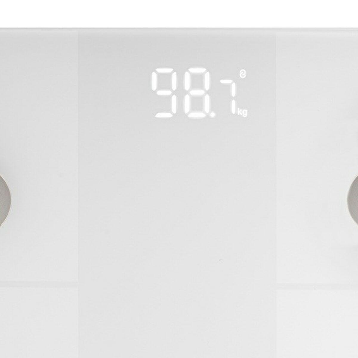 Báscula Digital de Baño Adler AD 8186w Blanco Vidrio templado 180 kg
