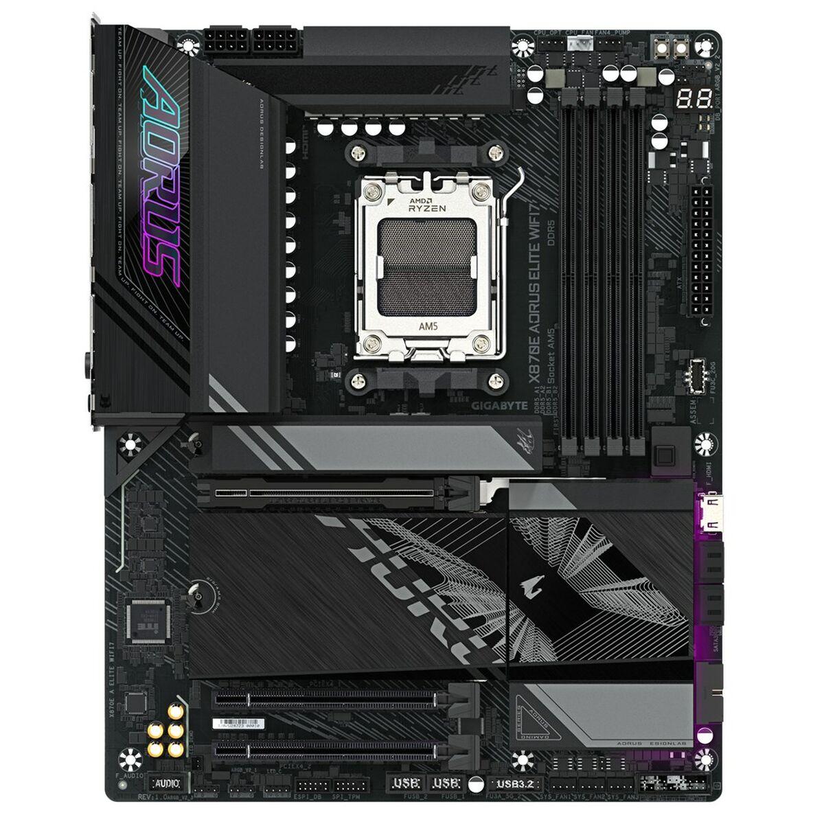 Placa Base Gigabyte X870E AORUS ELITE WIFI7 AMD X870E AMD AM5