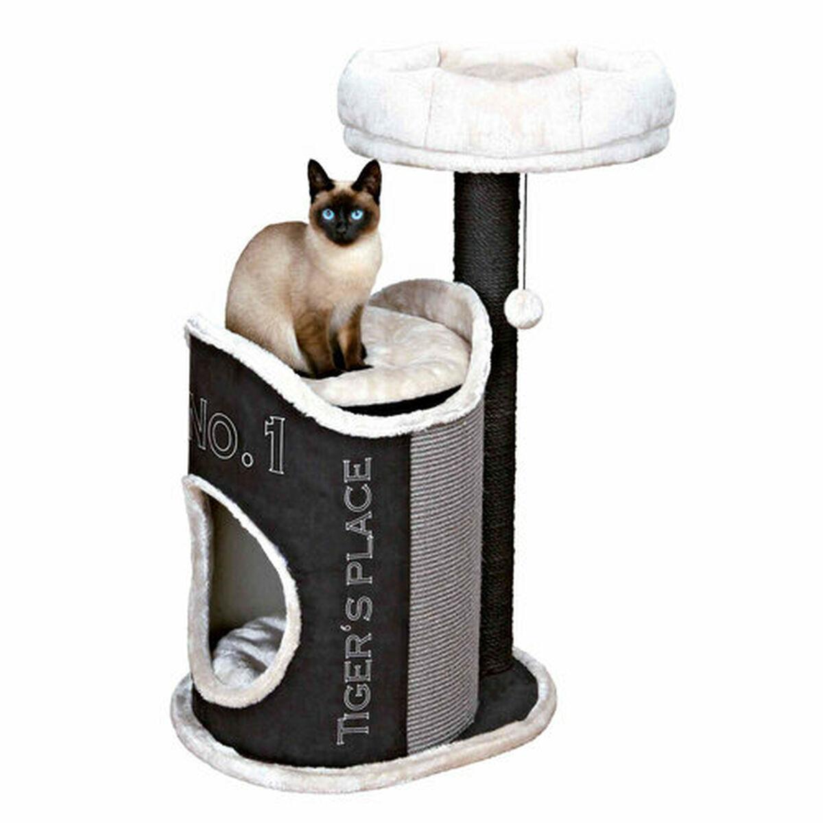 Rascador para Gatos Trixie Susana 90 cm Negro/Gris Ante