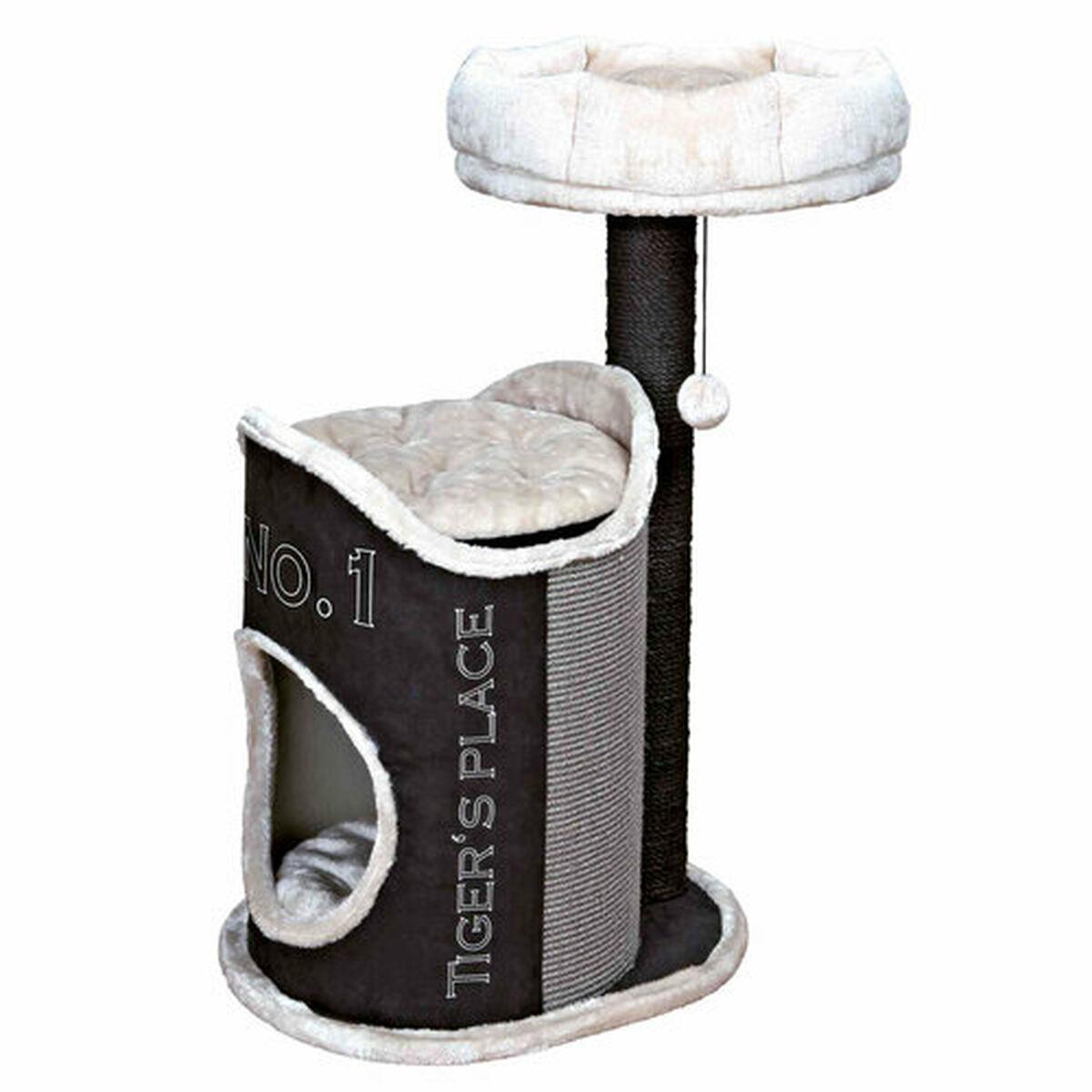 Rascador para Gatos Trixie Susana 90 cm Negro/Gris Ante