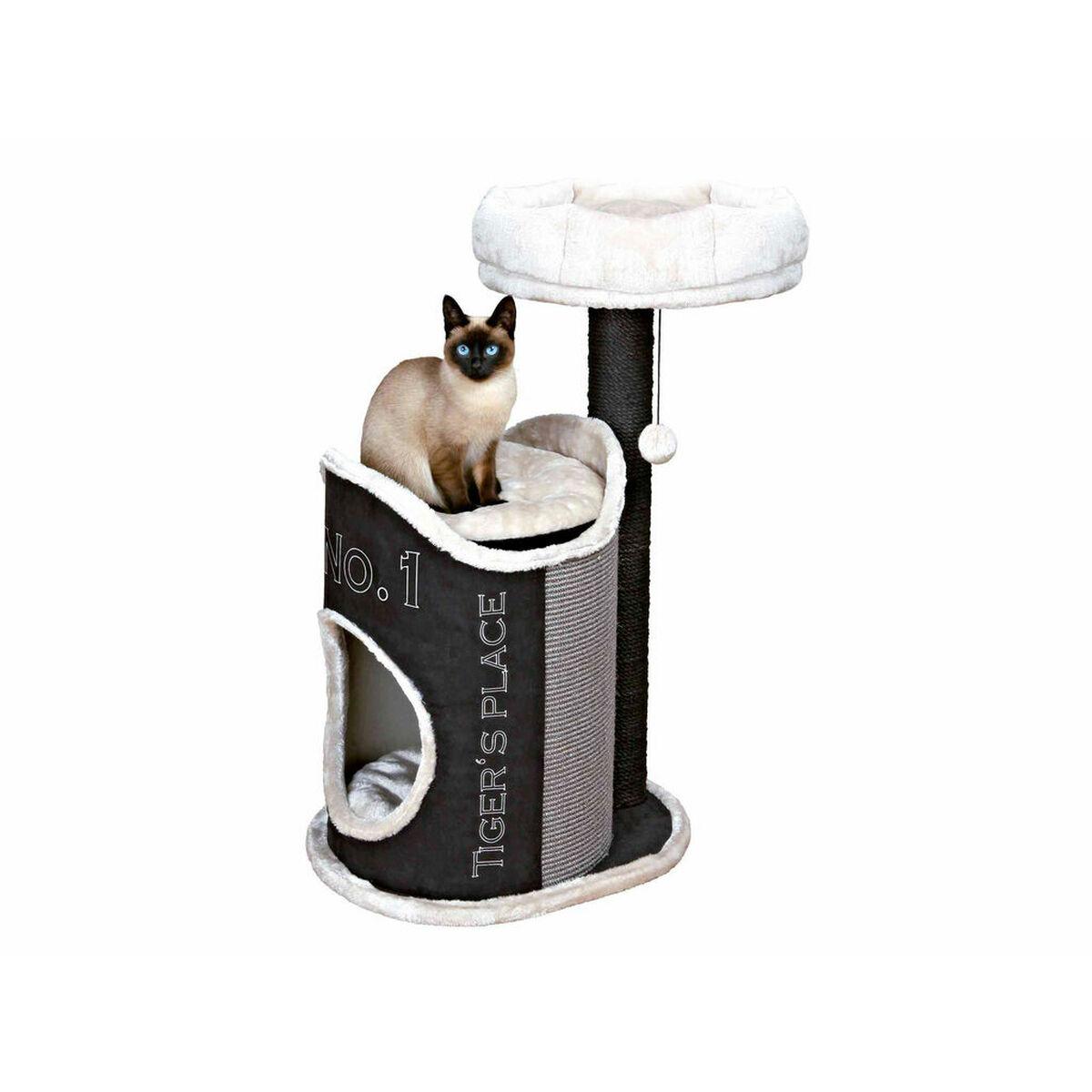 Rascador para Gatos Trixie Susana 90 cm Negro/Gris Ante