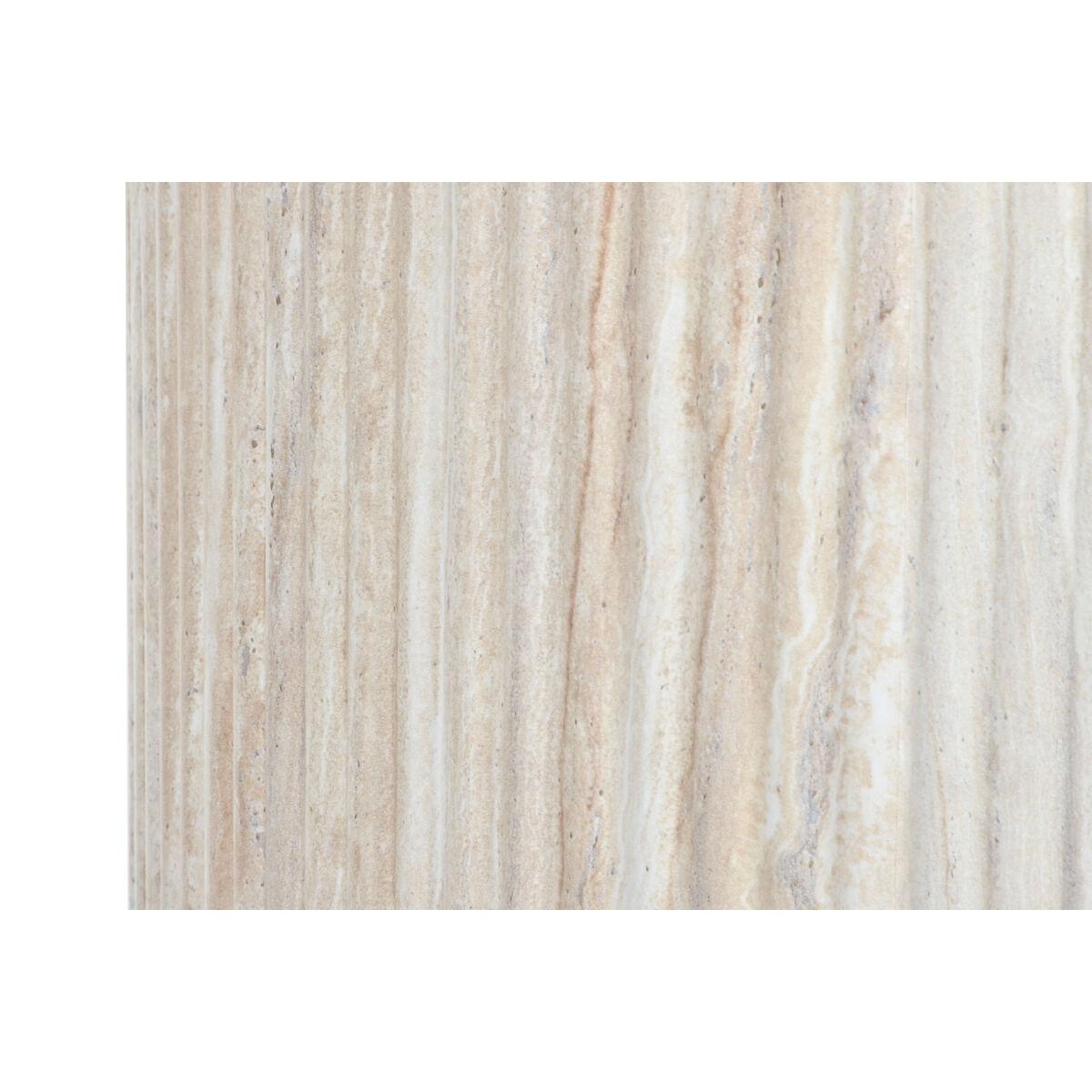Mesa de Comedor Home ESPRIT Beige Granito Madera MDF 130 x 130 x 75 cm