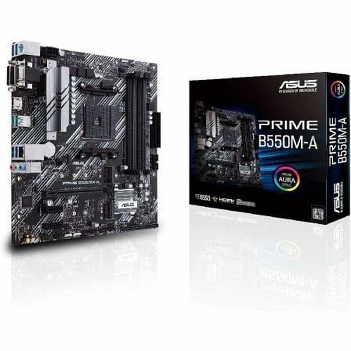 Placa Base Asus PRIME B550M-A mATX AM4     AMD AM4 AMD B550 AMD