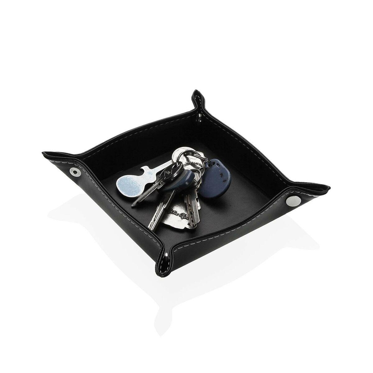 Vaciabolsillos Versa Negro 13 x 3,3 x 13 cm