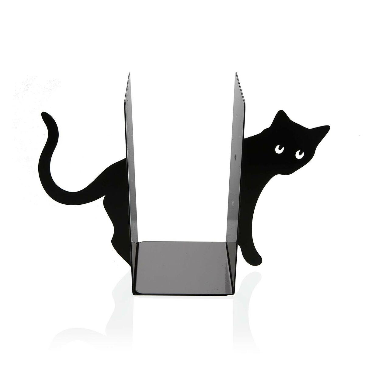 Sujetalibros Versa Metal Hierro Gato 10 x 16 x 15,5 cm