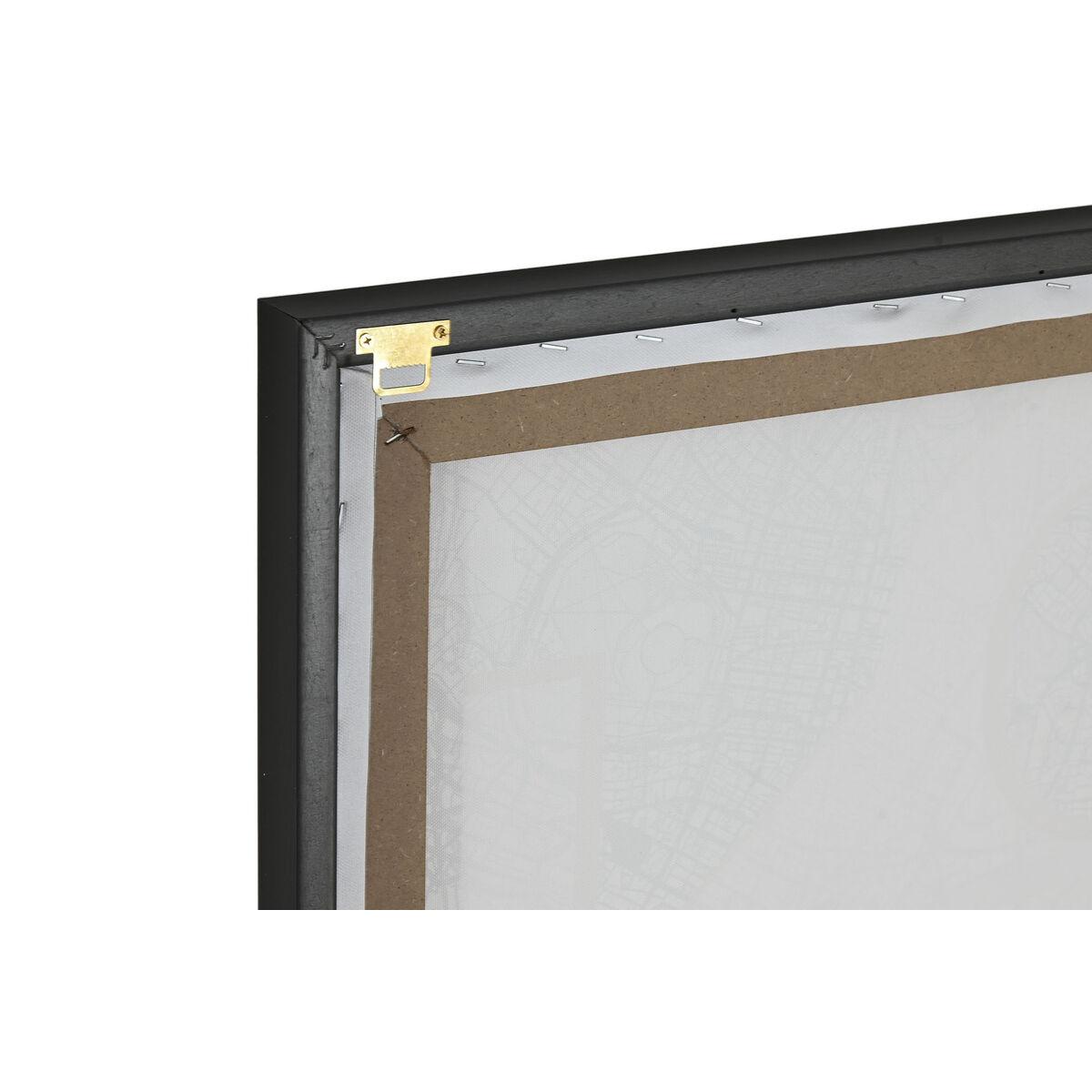 Cuadro Home ESPRIT Blanco Negro Loft 60 x 3 x 80 cm (2 Unidades)