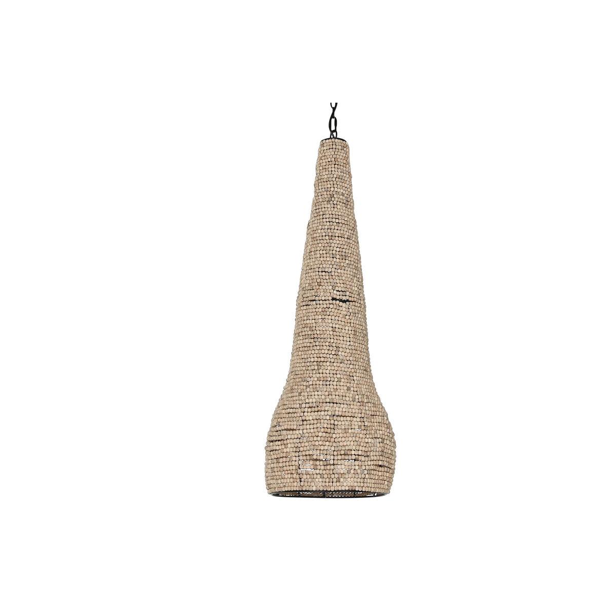 Lámpara de Techo Home ESPRIT Natural Madera Metal 50 W 36,5 x 36,5 x 174,5 cm