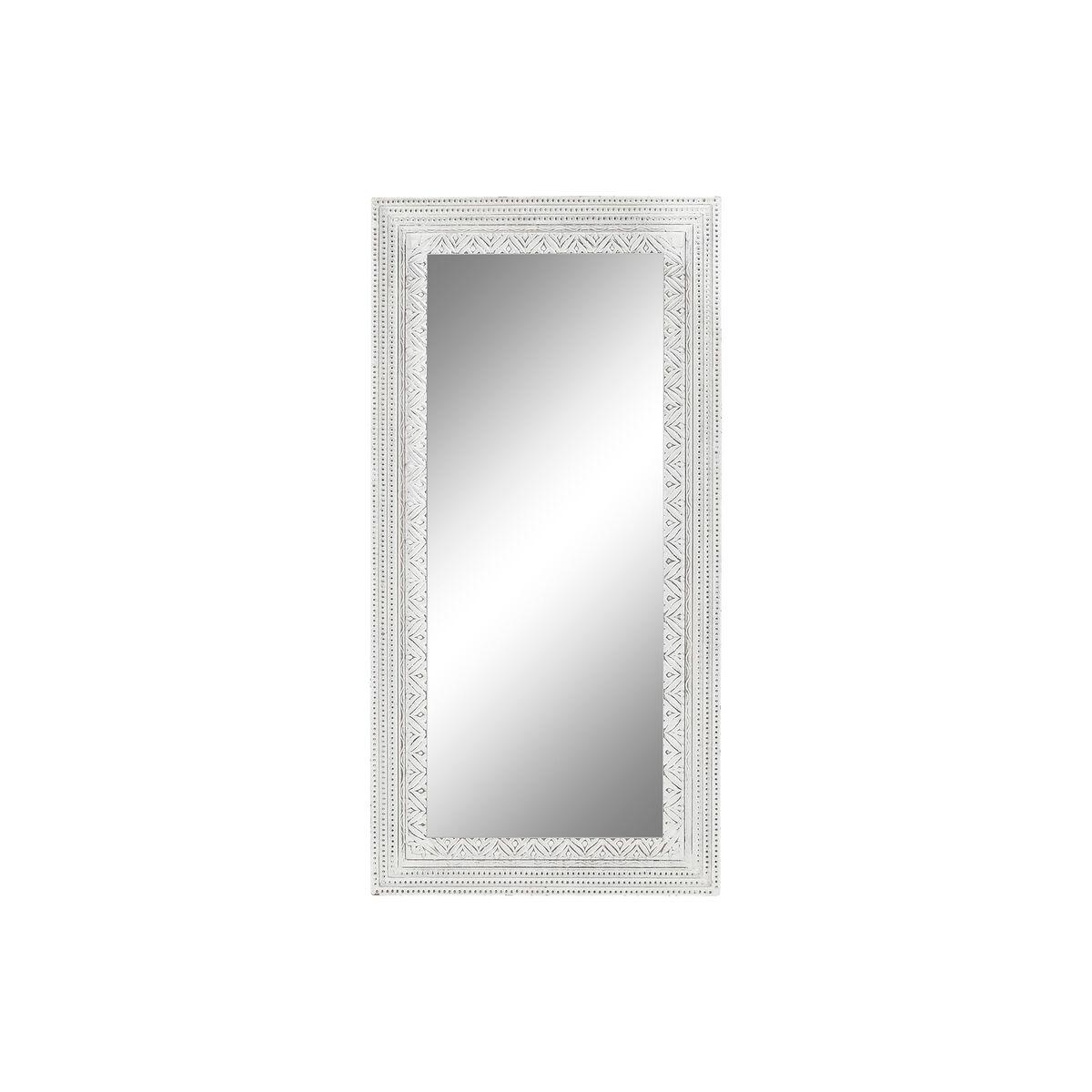 Espejo de pared Home ESPRIT Blanco Indio Decapé 87 x 4 x 175 cm