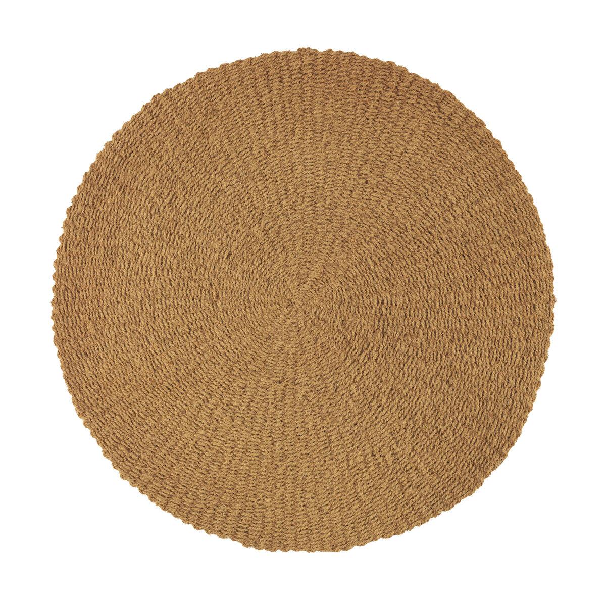 Alfombra Alexandra House Living Marrón Fibra de coco 180 x 180 x 2 cm Redonda