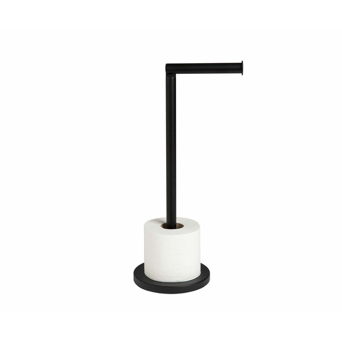 Portarrollos de Papel Higiénico Alexandra House Living Negro Metal 15 x 52 x 15 cm