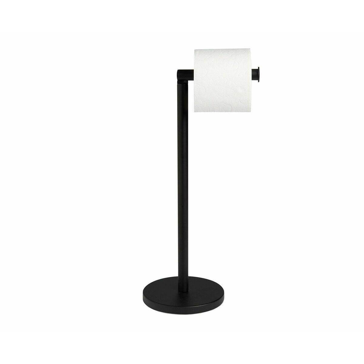 Portarrollos de Papel Higiénico Alexandra House Living Negro Metal 15 x 52 x 15 cm