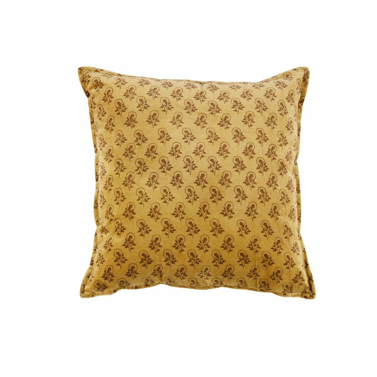 Cojín Alexandra House Living ROSE Mostaza Terciopelo 45 x 10 x 45 cm