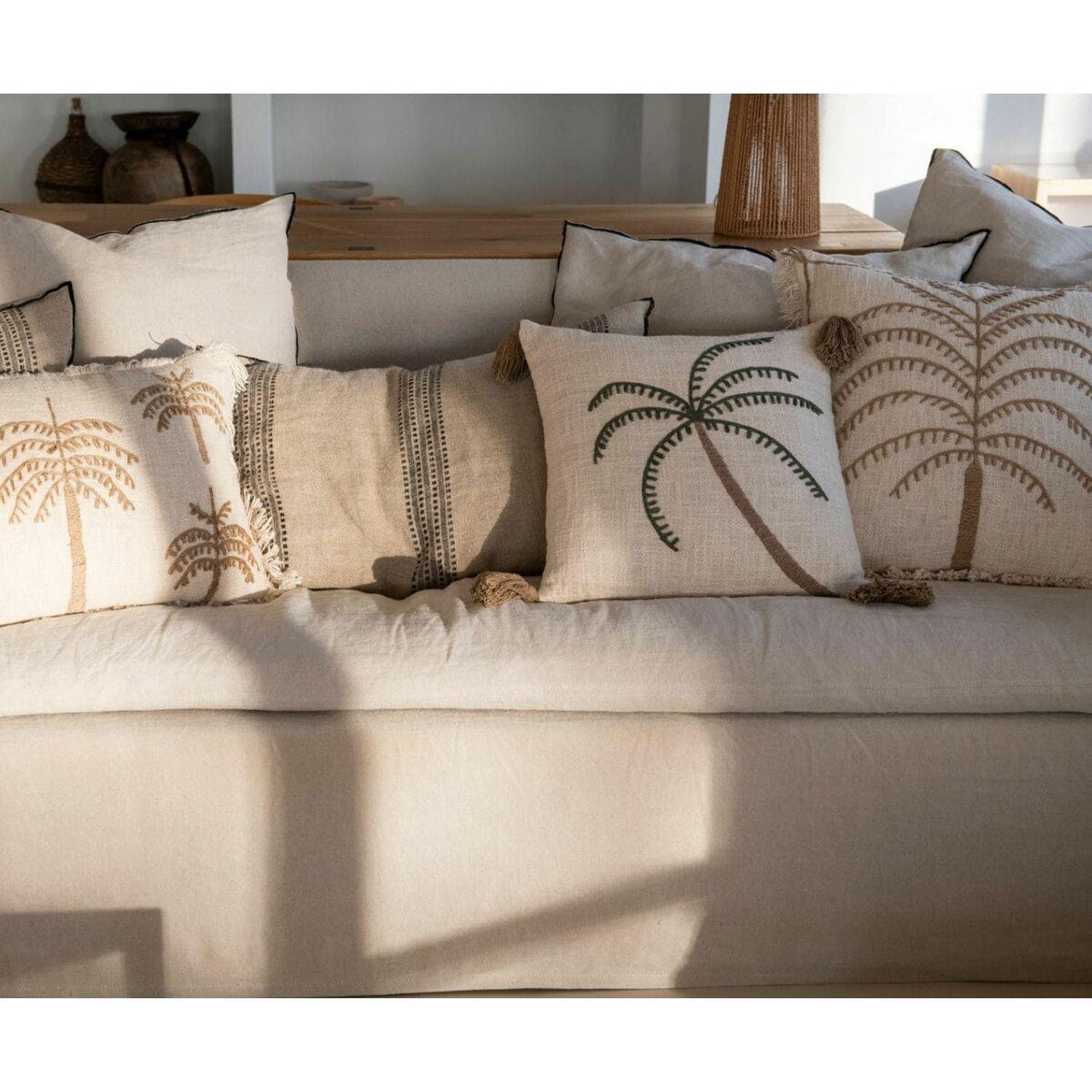 Cojín Alexandra House Living PALM Verde Beige 50 x 1 x 50 cm