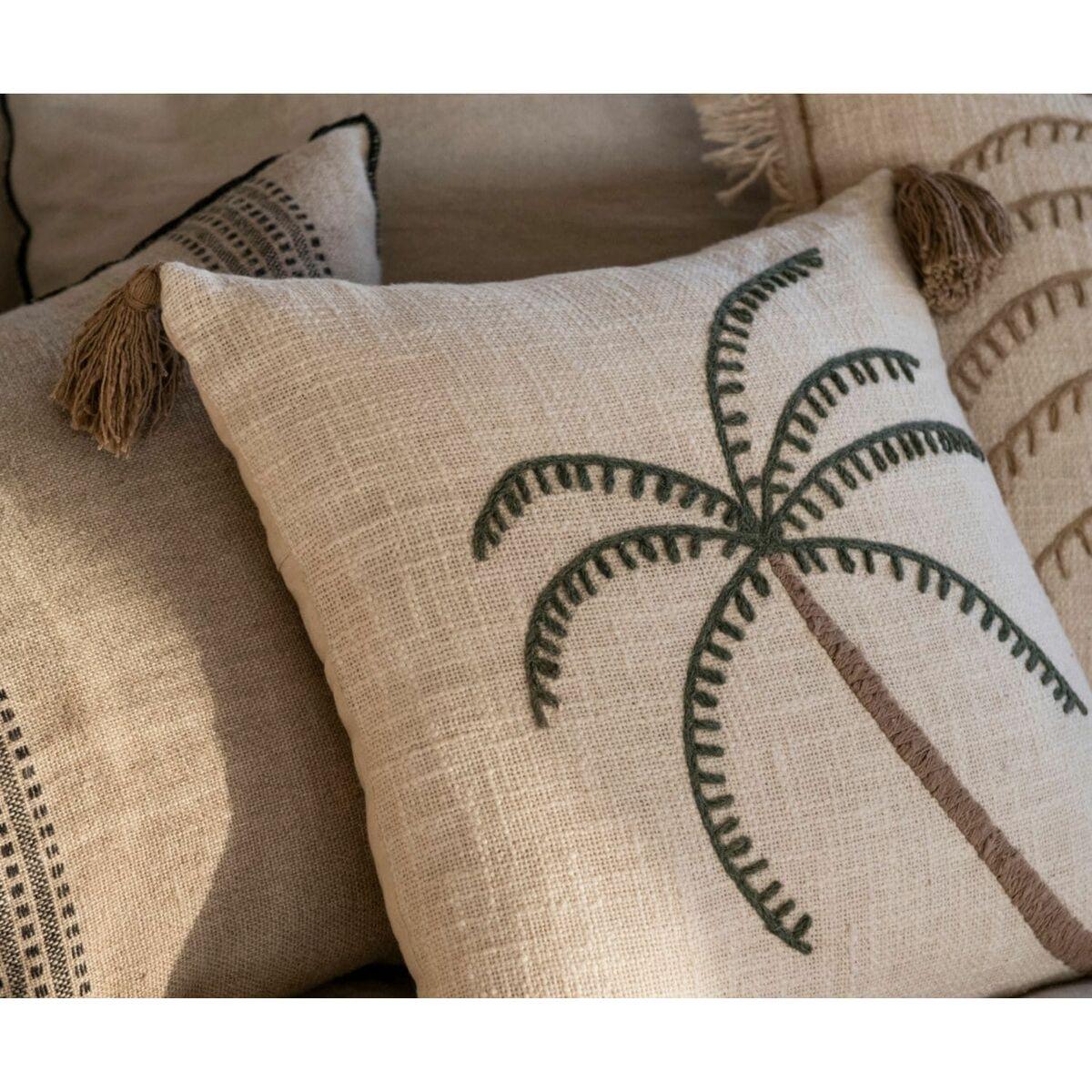Cojín Alexandra House Living PALM Verde Beige 50 x 1 x 50 cm