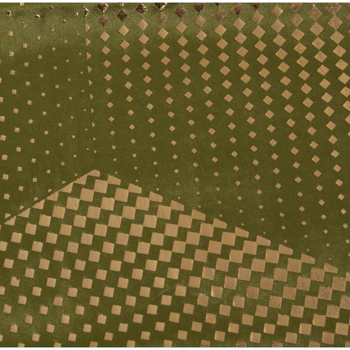 Camino de Mesa Alexandra House Living Verde Dorado Textil 30 x 180 x 1 cm