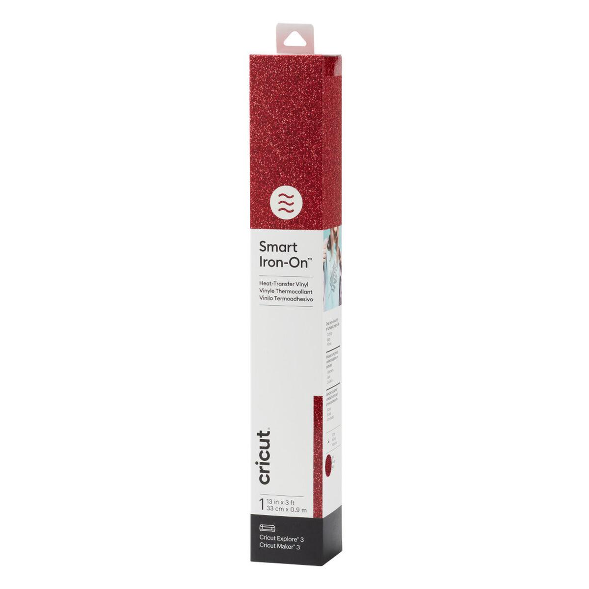 Vinilo Permanente para Plotter de corte Cricut Smart Iron-On Rojo