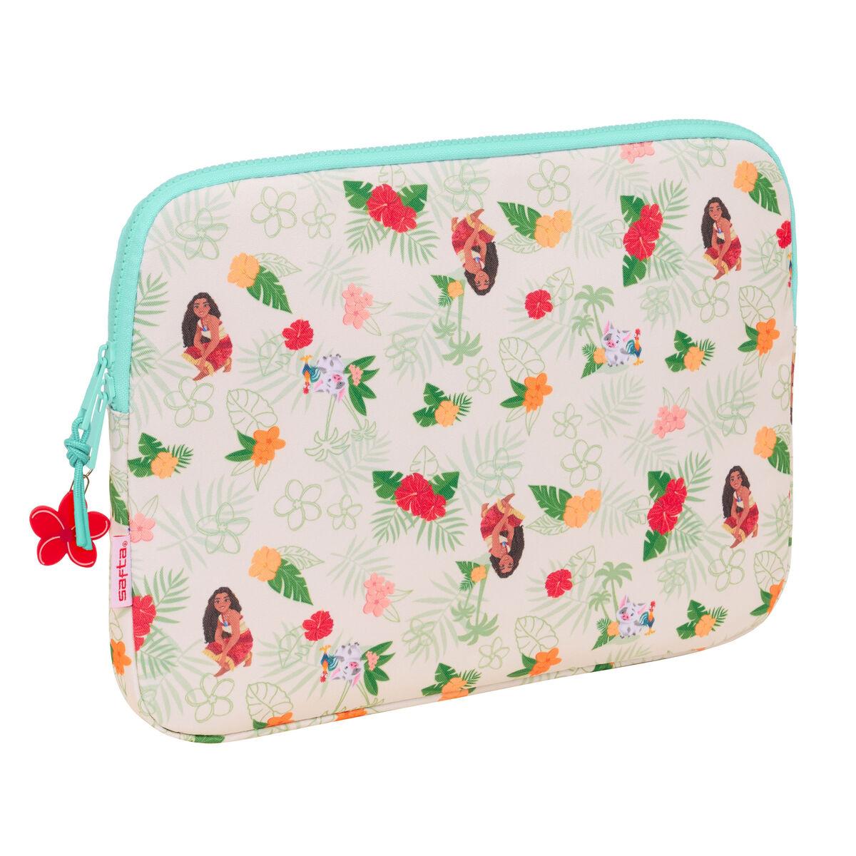 Funda para Portátil Vaiana Azul Beige 15,6 39,5 x 27,5 x 3,5 cm