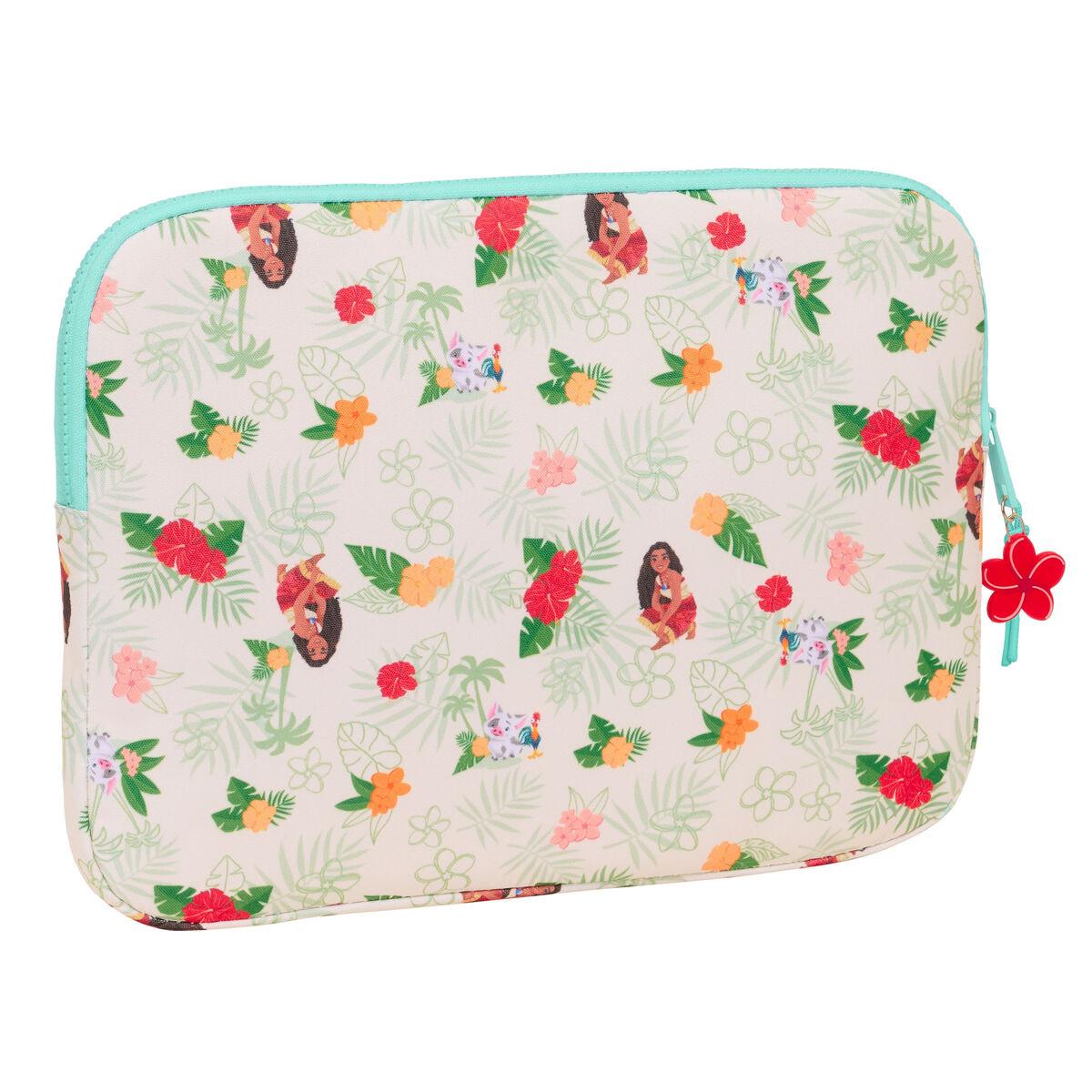 Funda para Portátil Vaiana Azul Beige 15,6 39,5 x 27,5 x 3,5 cm