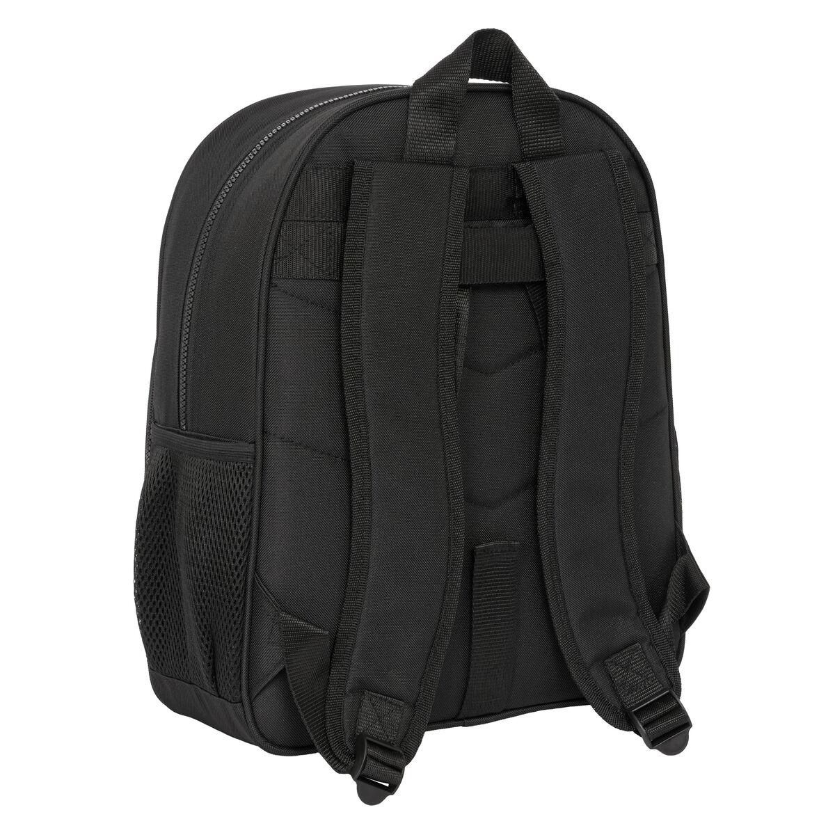 Mochila Escolar F.C. Barcelona Black Negro 32 x 38 x 12 cm