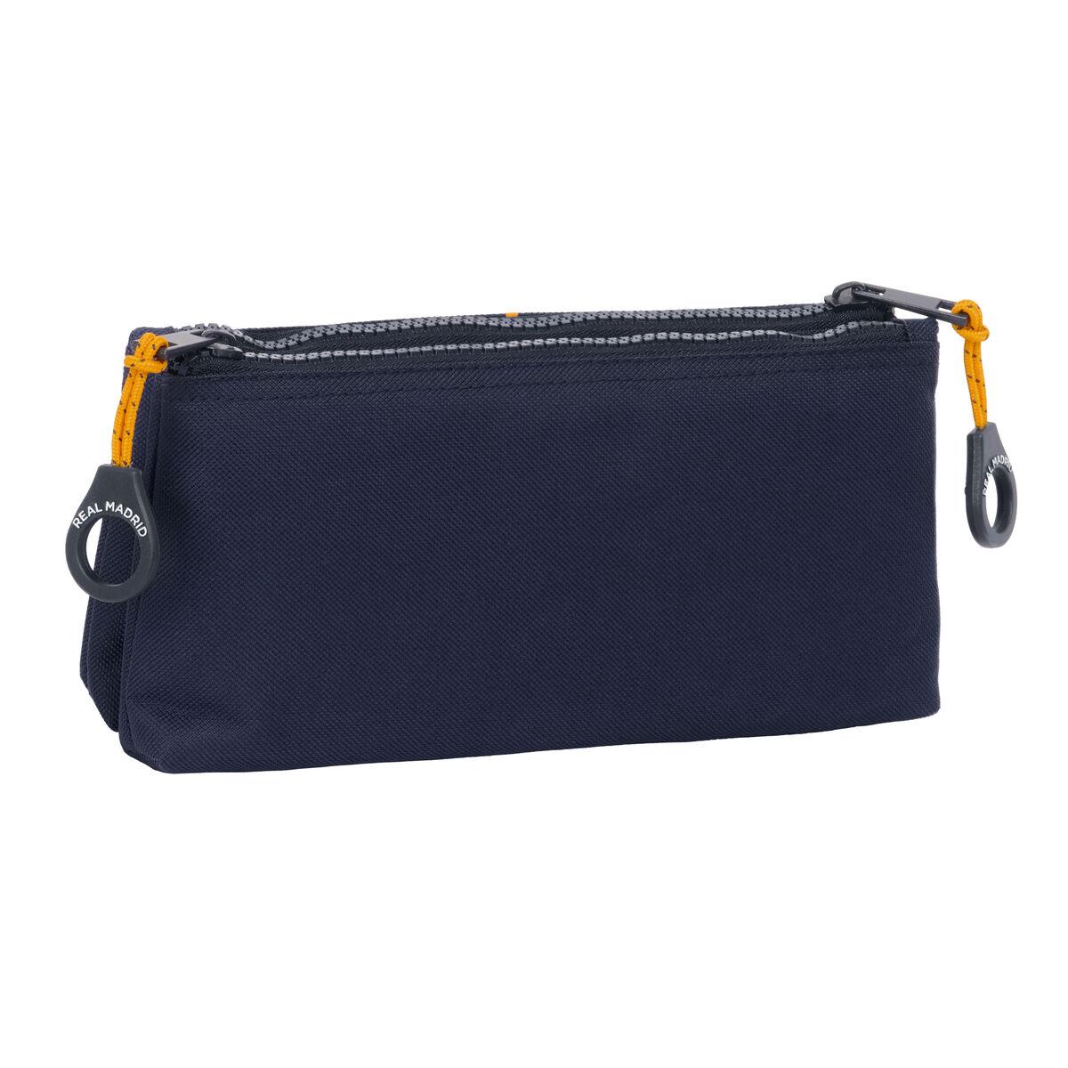 Neceser de Viaje Real Madrid C.F. 2nd Kit 24/25 Azul marino Deportivo 22 x 10 x 8 cm