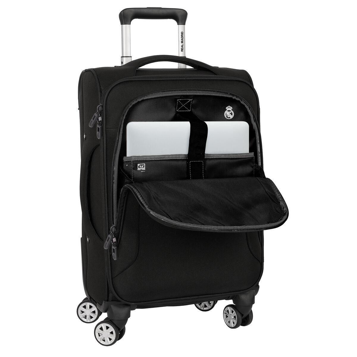 Trolley de Cabina Real Madrid C.F. Premium Negro 20 35 x 51 x 20 cm
