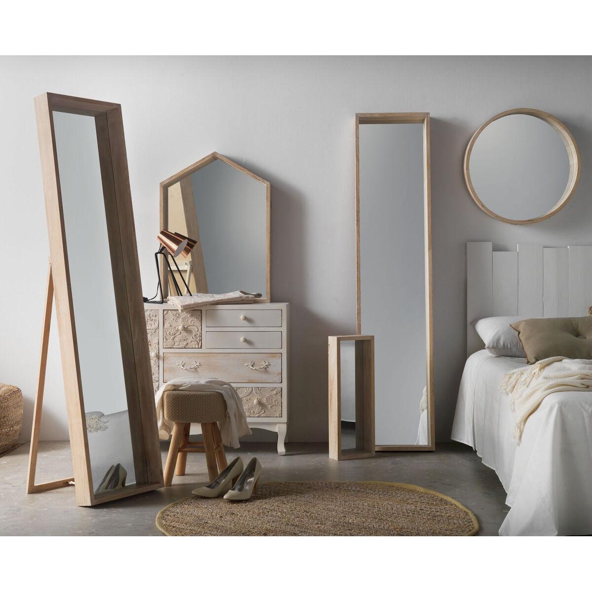 Espejo Colgante Alexandra House Living Natural 60 x 82 x 9 cm