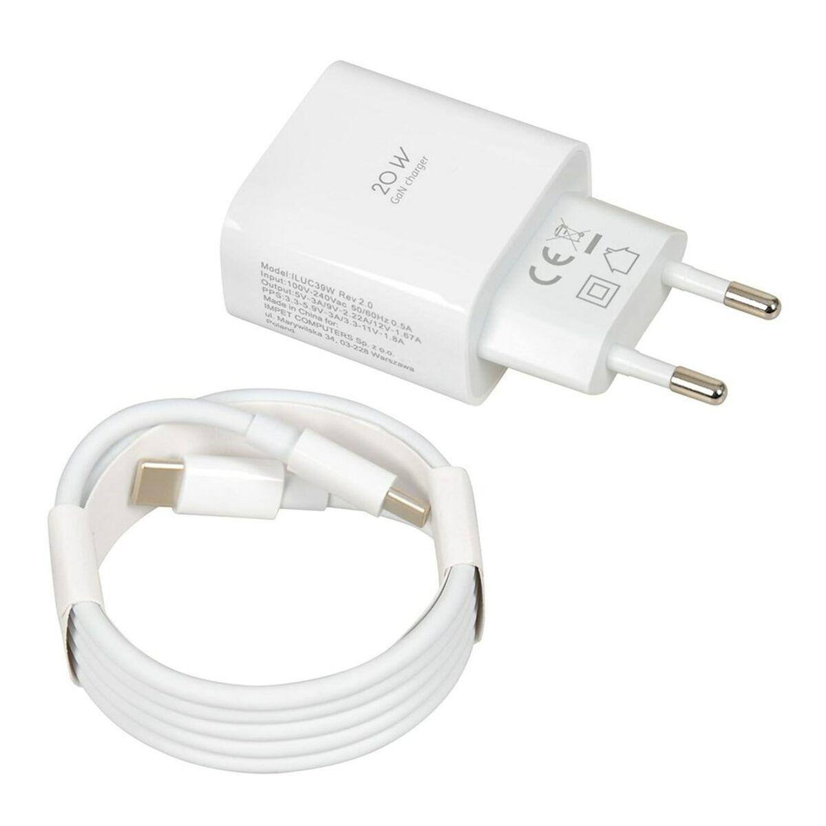 Cargador de Pared Ibox ILUC39W Blanco 20 W (1 unidad)