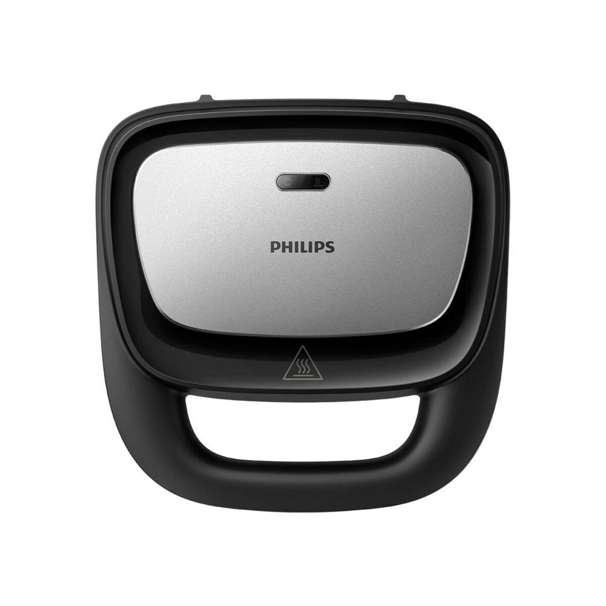 Sandwichera Philips HD2350/80 Negro Plateado 750 W