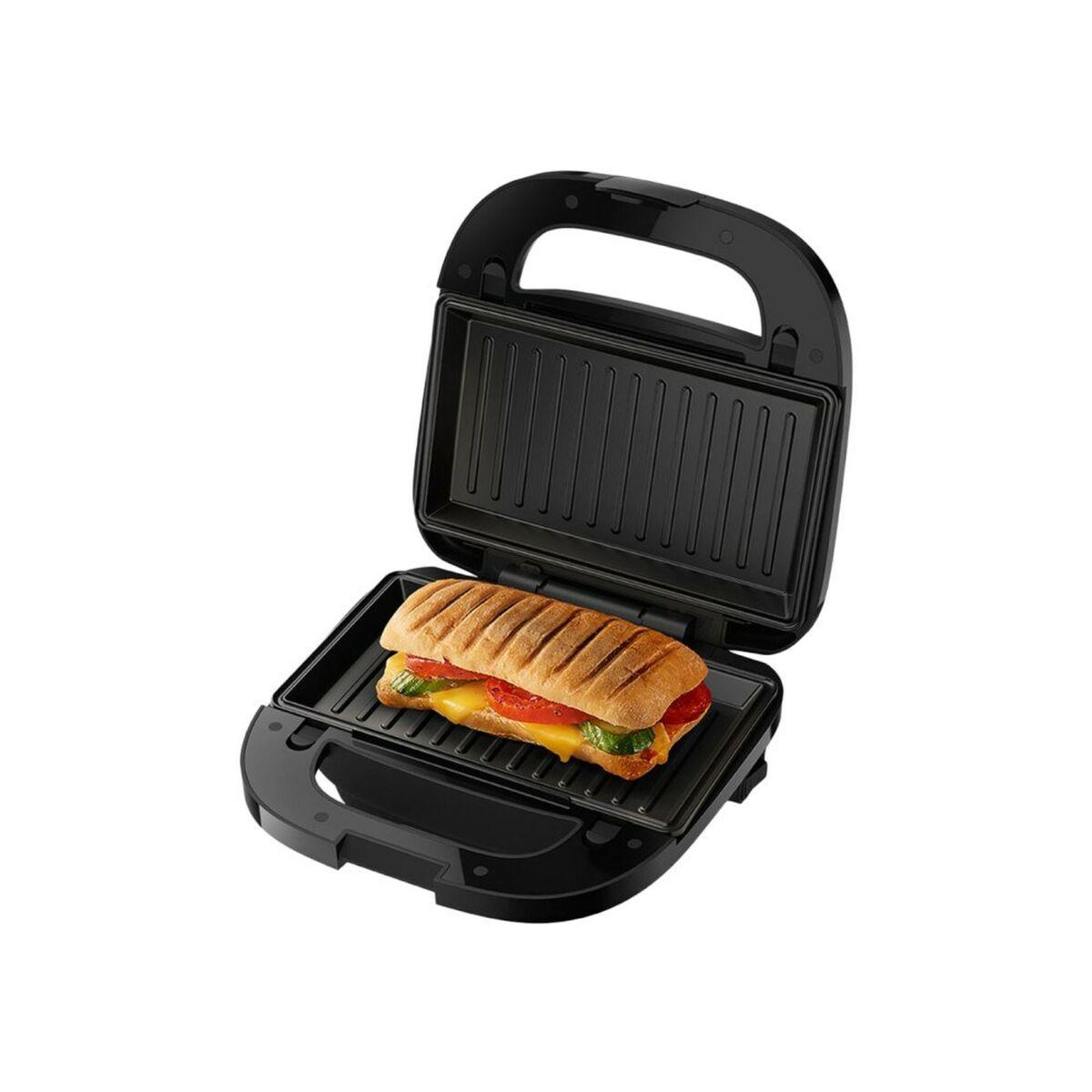 Sandwichera Philips HD2350/80 Negro Plateado 750 W