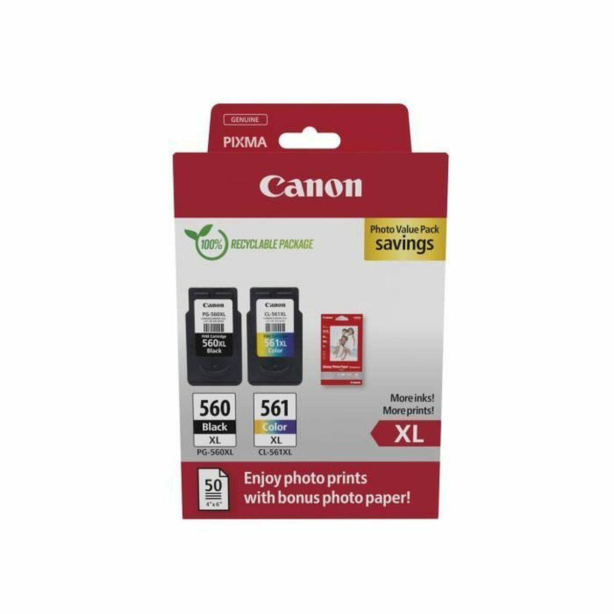 Pack de Tinta y Papel Fotográfico Canon 3712C008