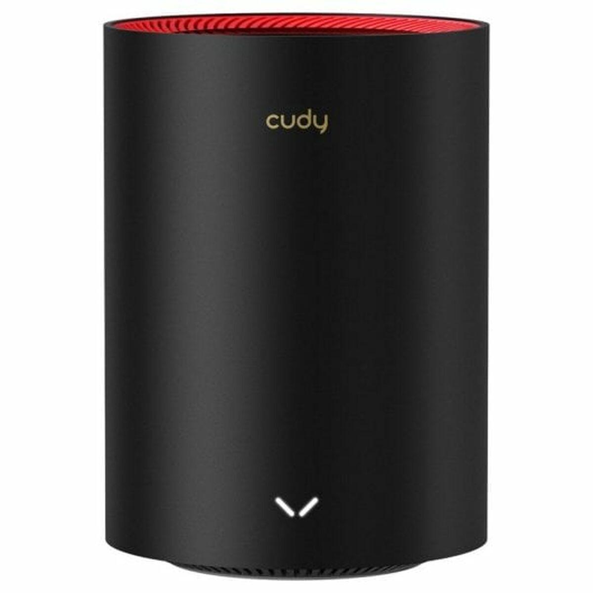 Amplificador Wifi Cudy M3000(2-PACK)-BLACK Rojo Negro/Rojo RJ45 Ethernet WAN Wi-Fi