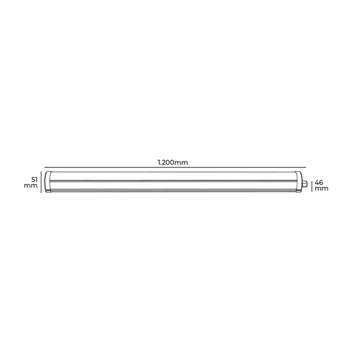 Regleta EDM 31404 36 W 120 cm Luz LED (4000 K)