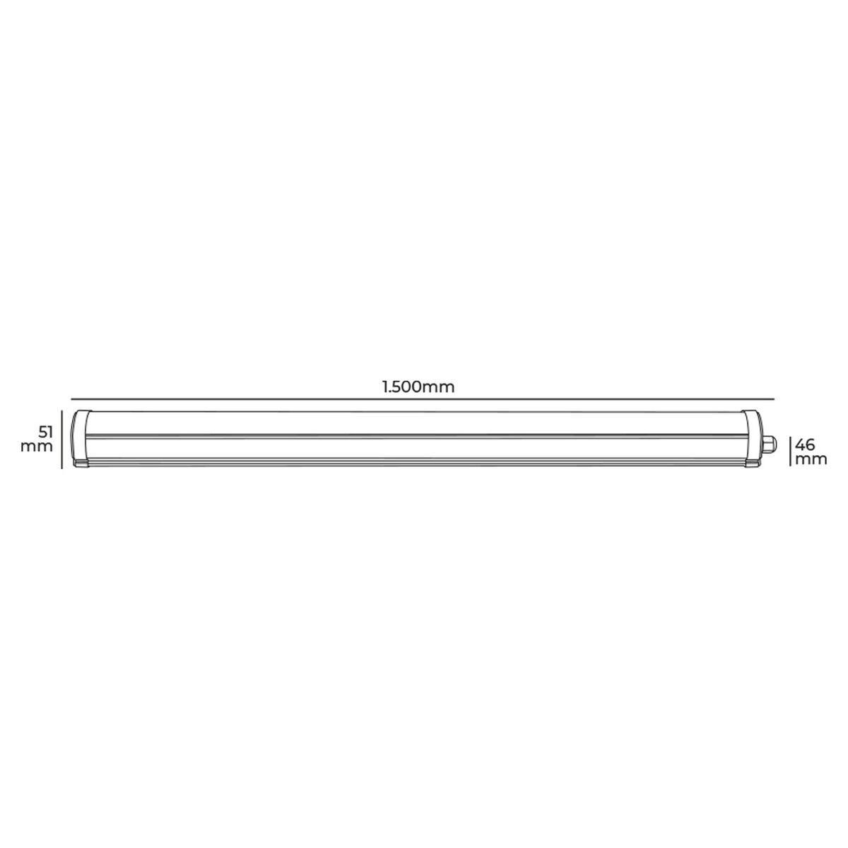 Regleta EDM 31405 48 W 150 cm Luz LED (4000 K)