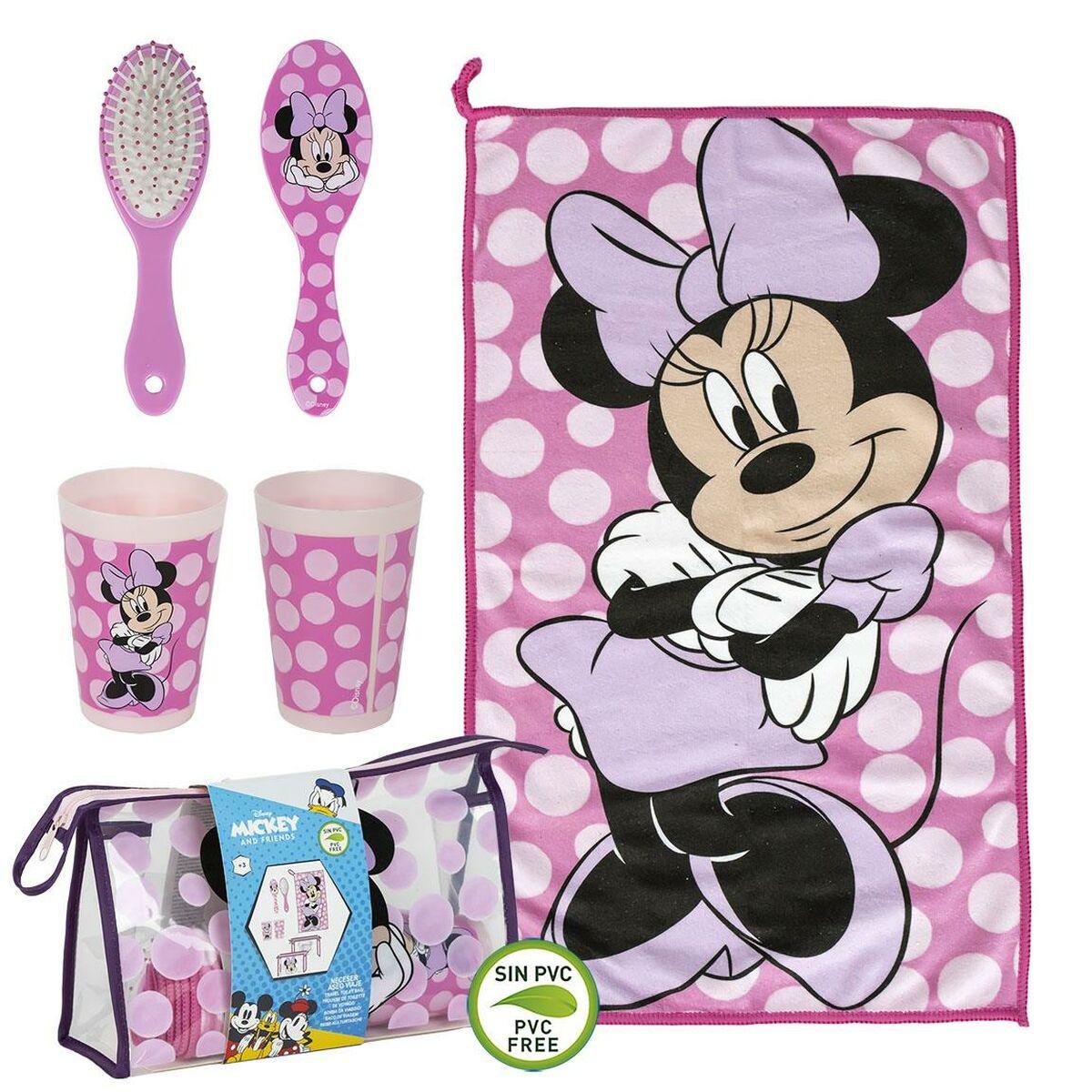 Neceser de Viaje Minnie Mouse Rosa 23 x 15 x 8 cm