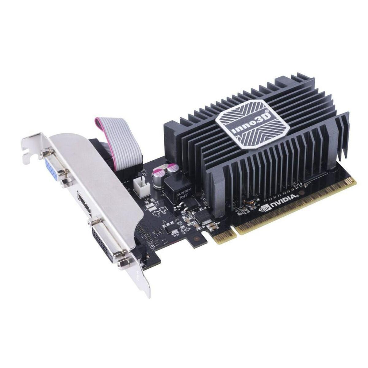 Tarjeta Gráfica INNO3D N730-1SDV-E3BX NVIDIA GeForce GT 730 2 GB GDDR3