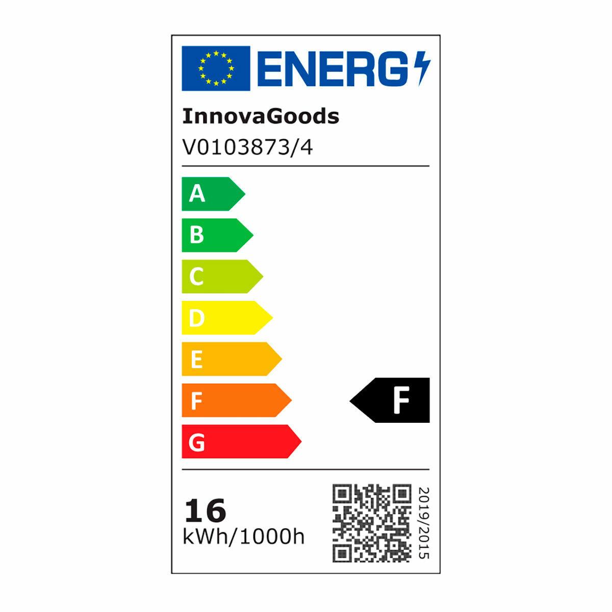 Ventilador de Techo con Luz Flaled InnovaGoods Blanco 36 W 52