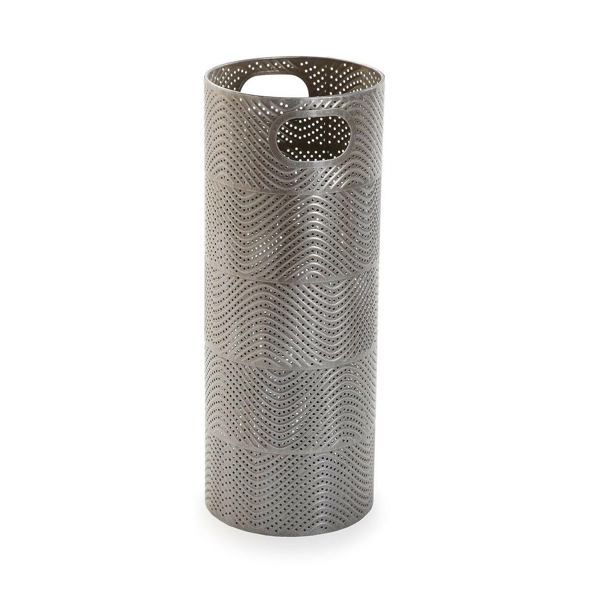 Paragüero Versa Lena Plateado 20 x 53 x 20 cm